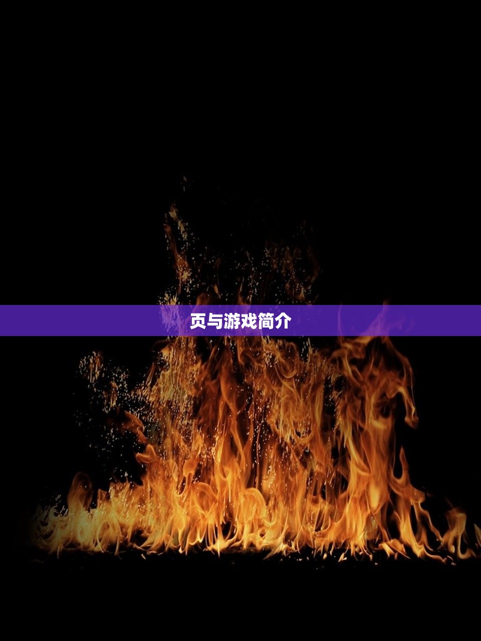 页与游戏简介
