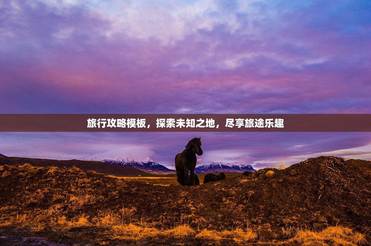 旅行攻略模板，探索未知之地，尽享旅途乐趣