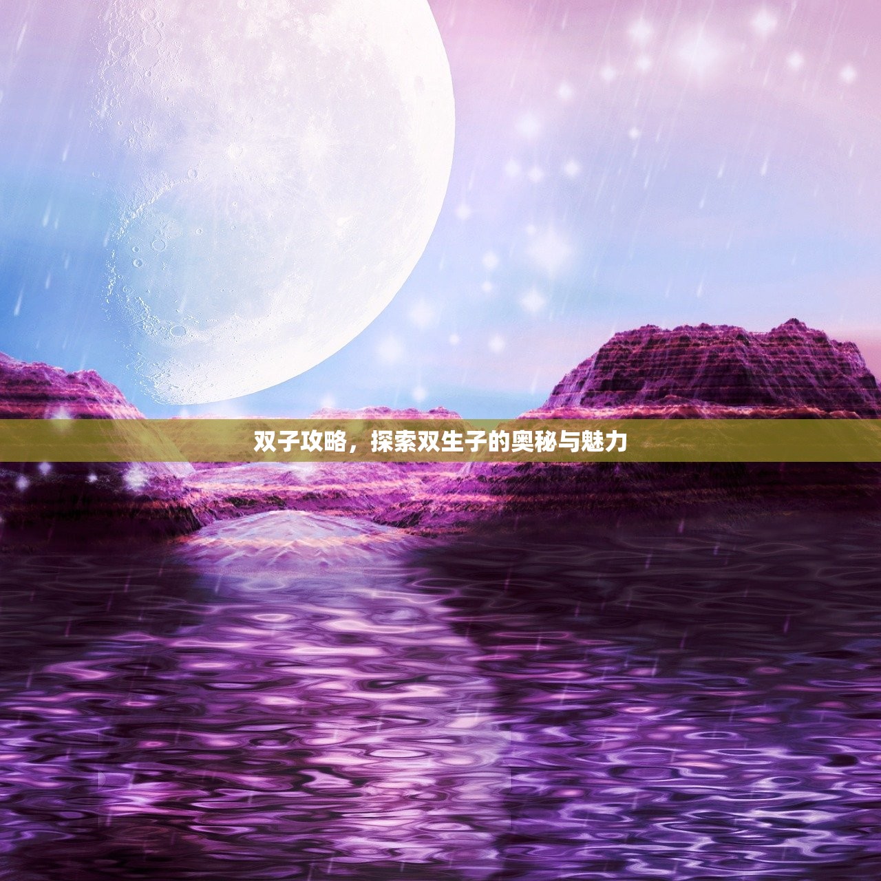 双子攻略，探索双生子的奥秘与魅力