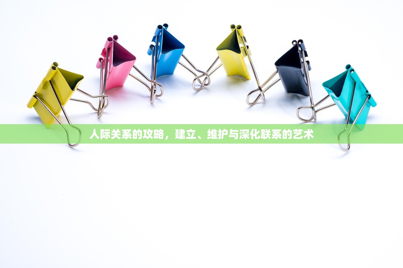 人际关系的攻略，建立、维护与深化联系的艺术