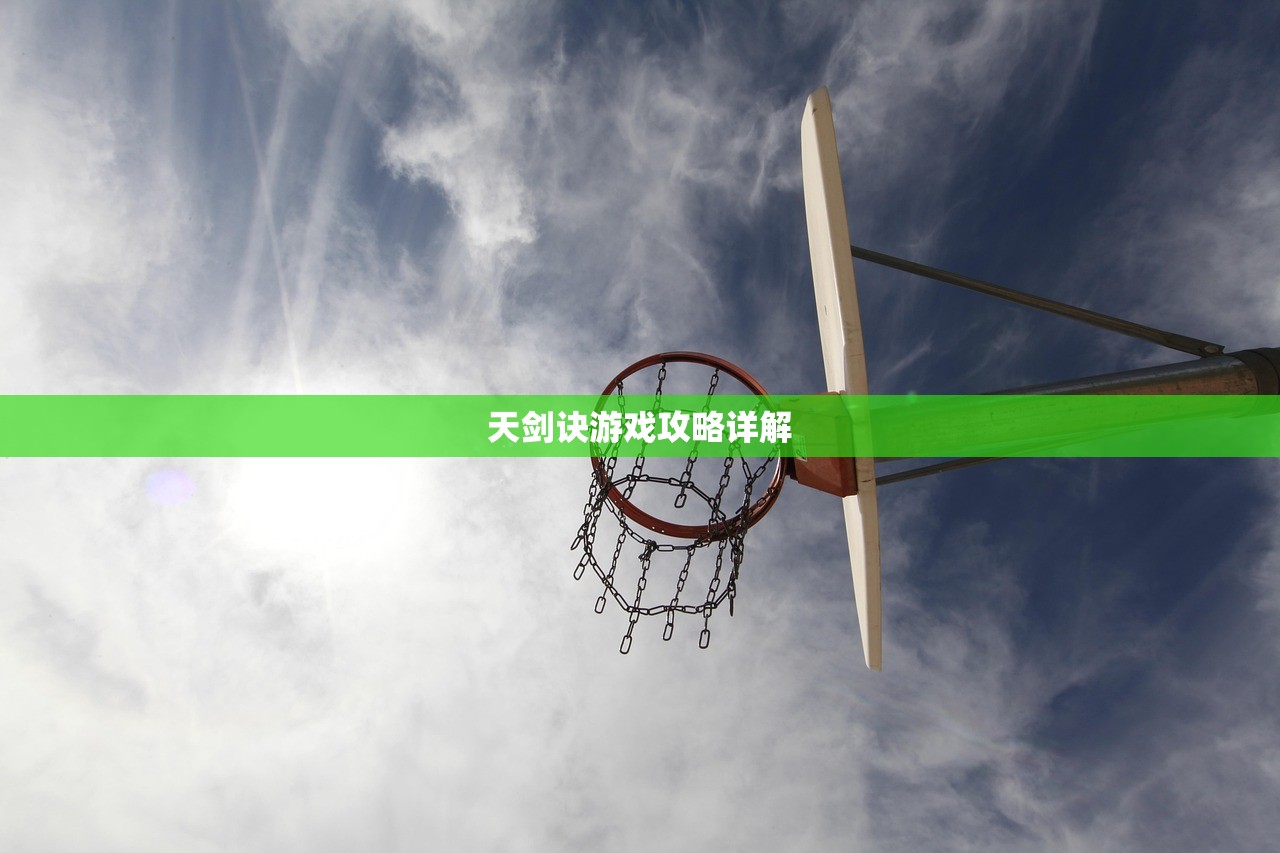 天剑诀游戏攻略详解