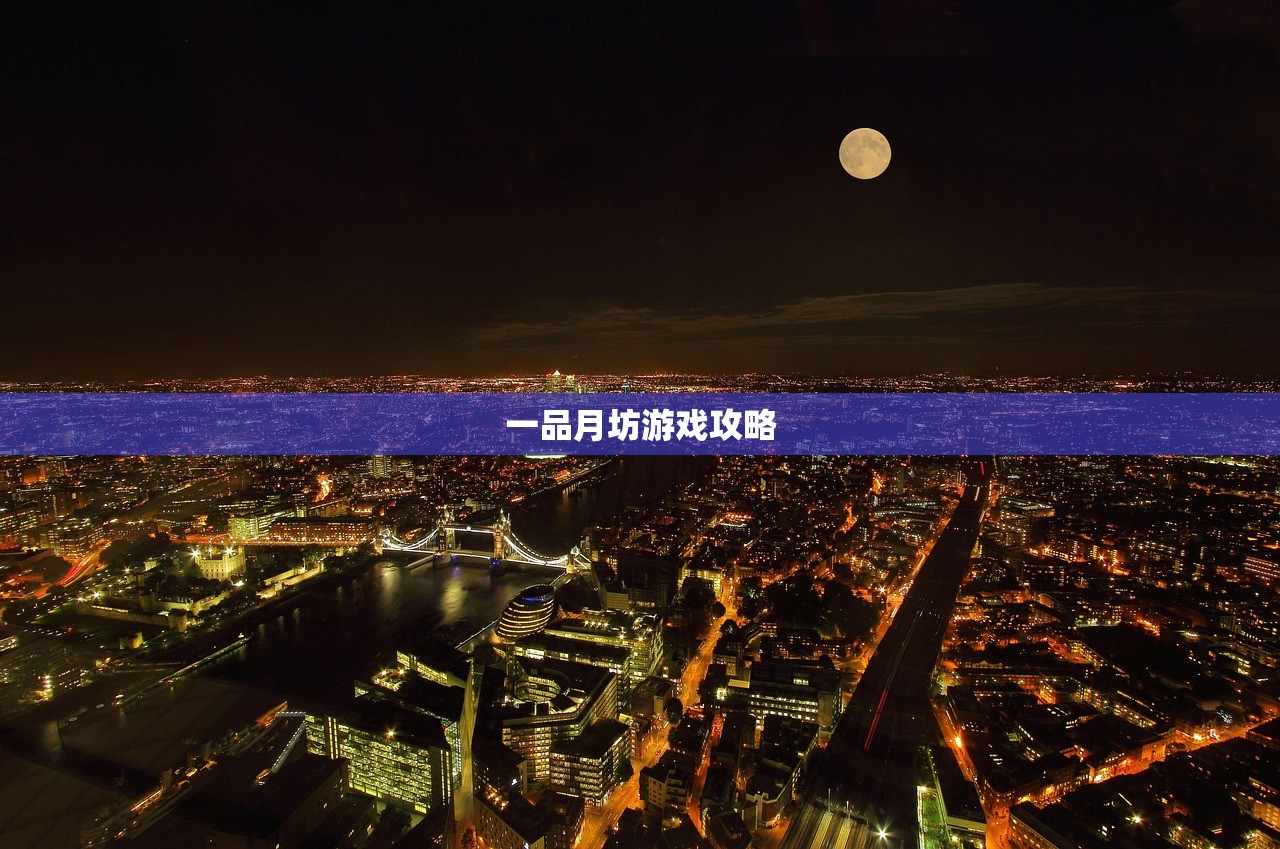 一品月坊游戏攻略
