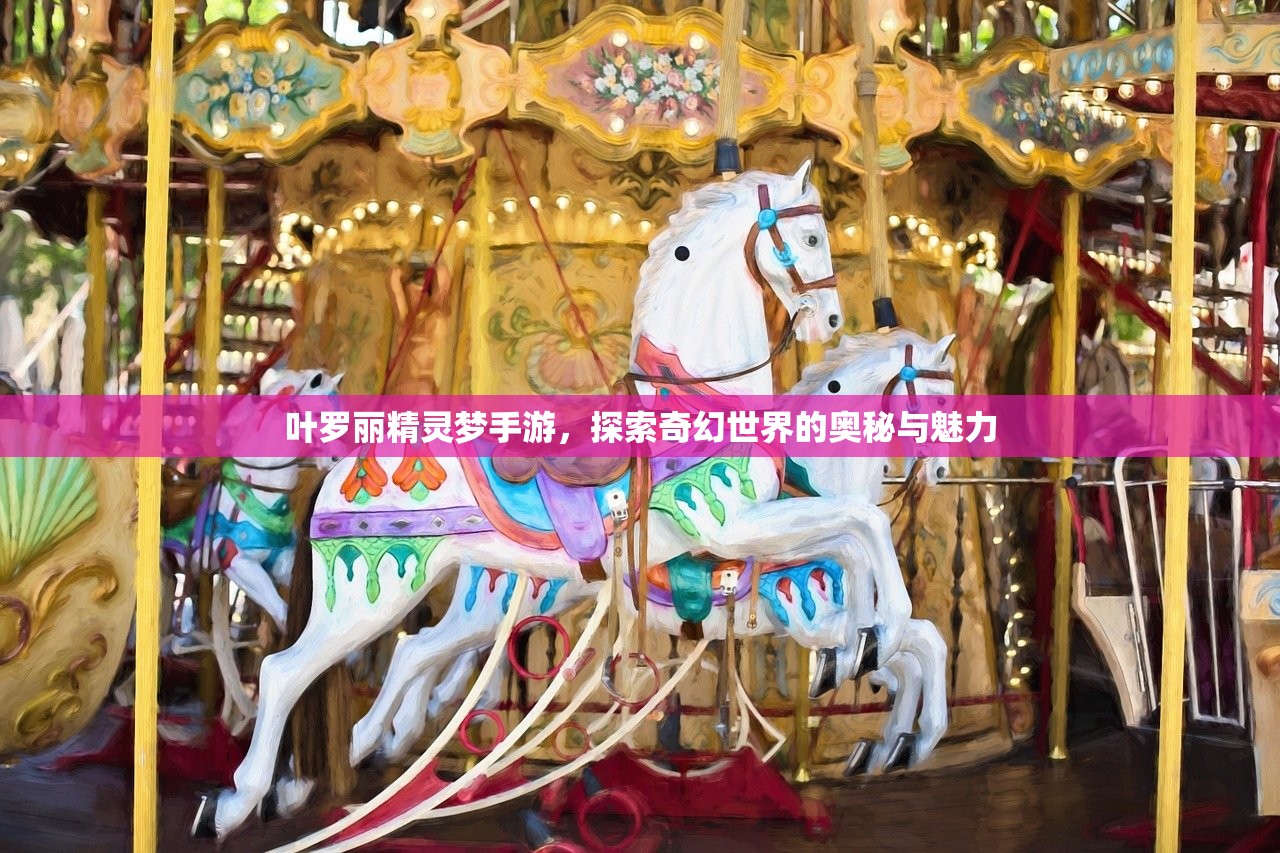 叶罗丽精灵梦手游，探索奇幻世界的奥秘与魅力