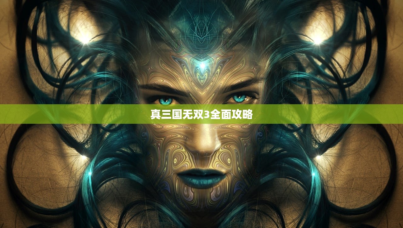 真三国无双3全面攻略