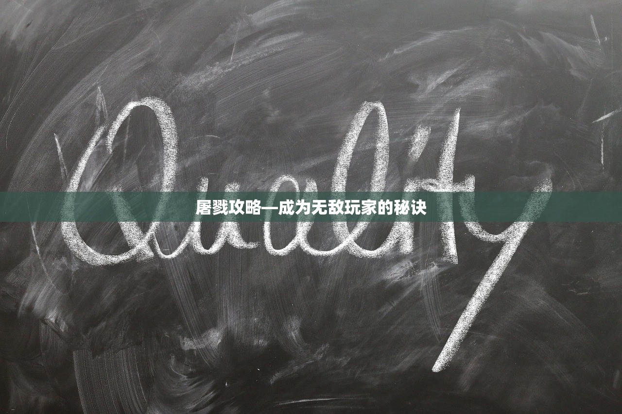 屠戮攻略—成为无敌玩家的秘诀