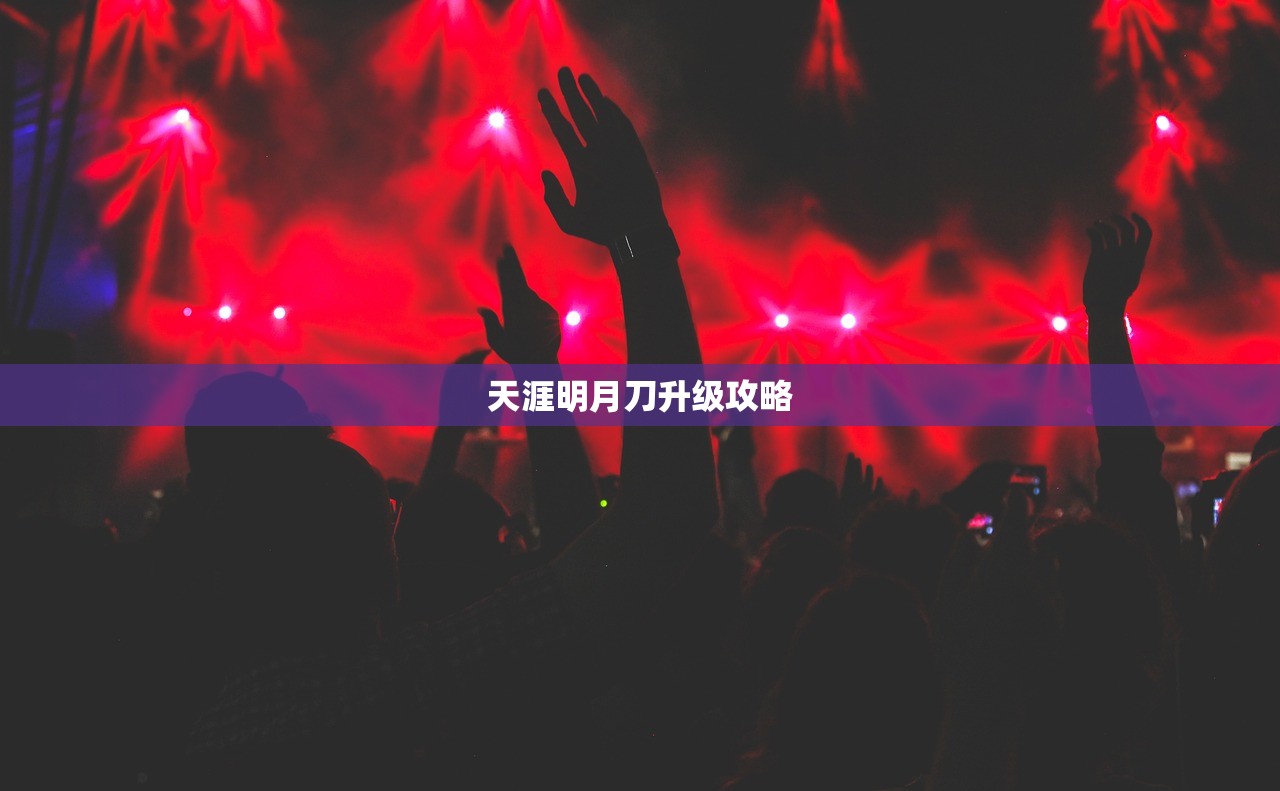 天涯明月刀升级攻略