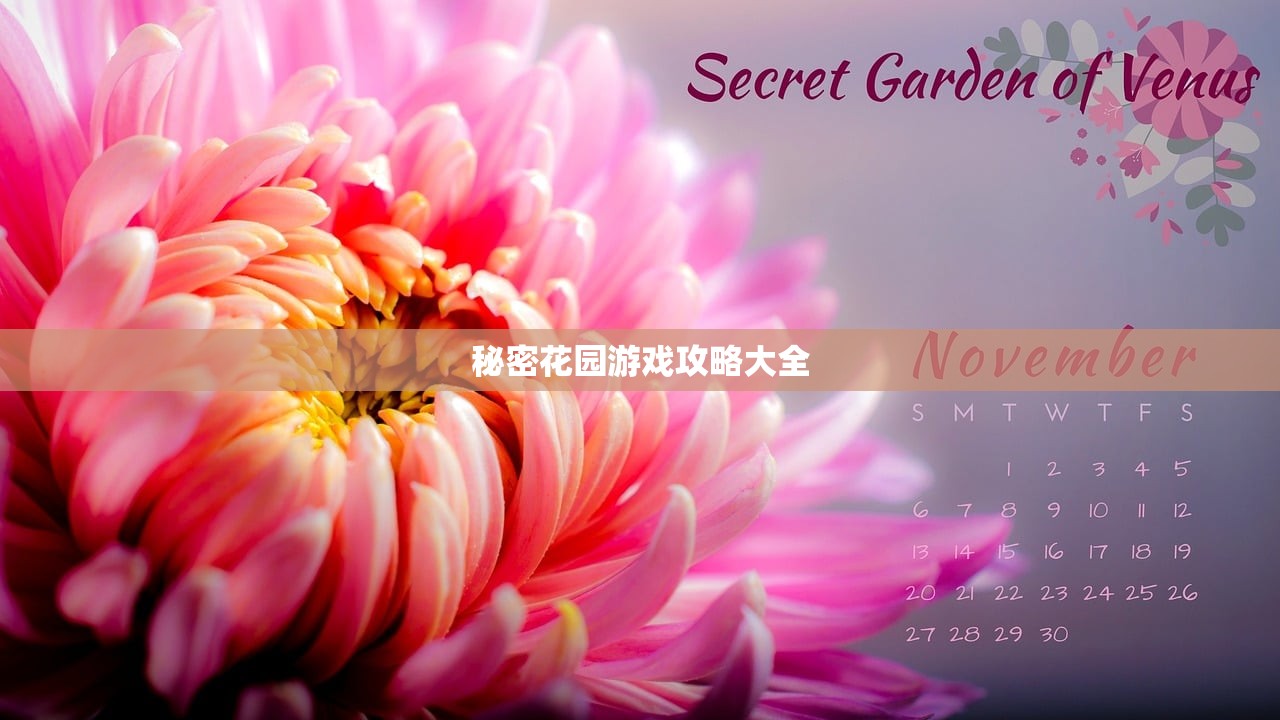 秘密花园游戏攻略大全