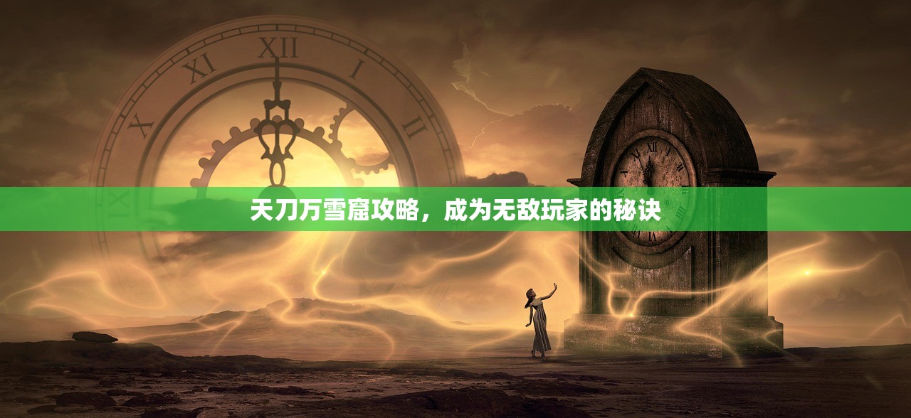 天刀万雪窟攻略，成为无敌玩家的秘诀