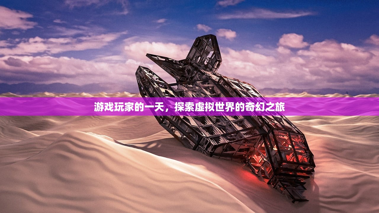 游戏玩家的一天，探索虚拟世界的奇幻之旅