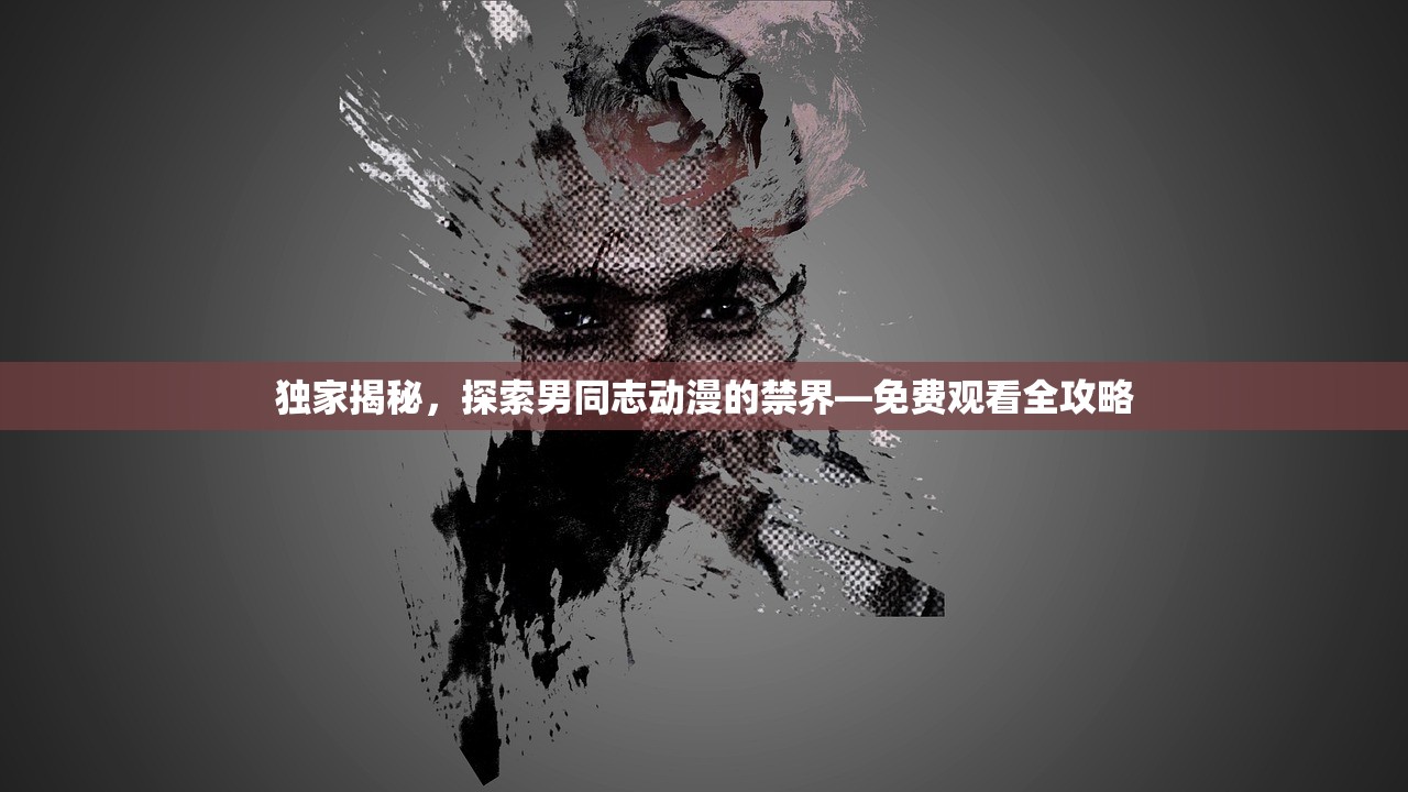 独家揭秘，探索男同志动漫的禁界—免费观看全攻略