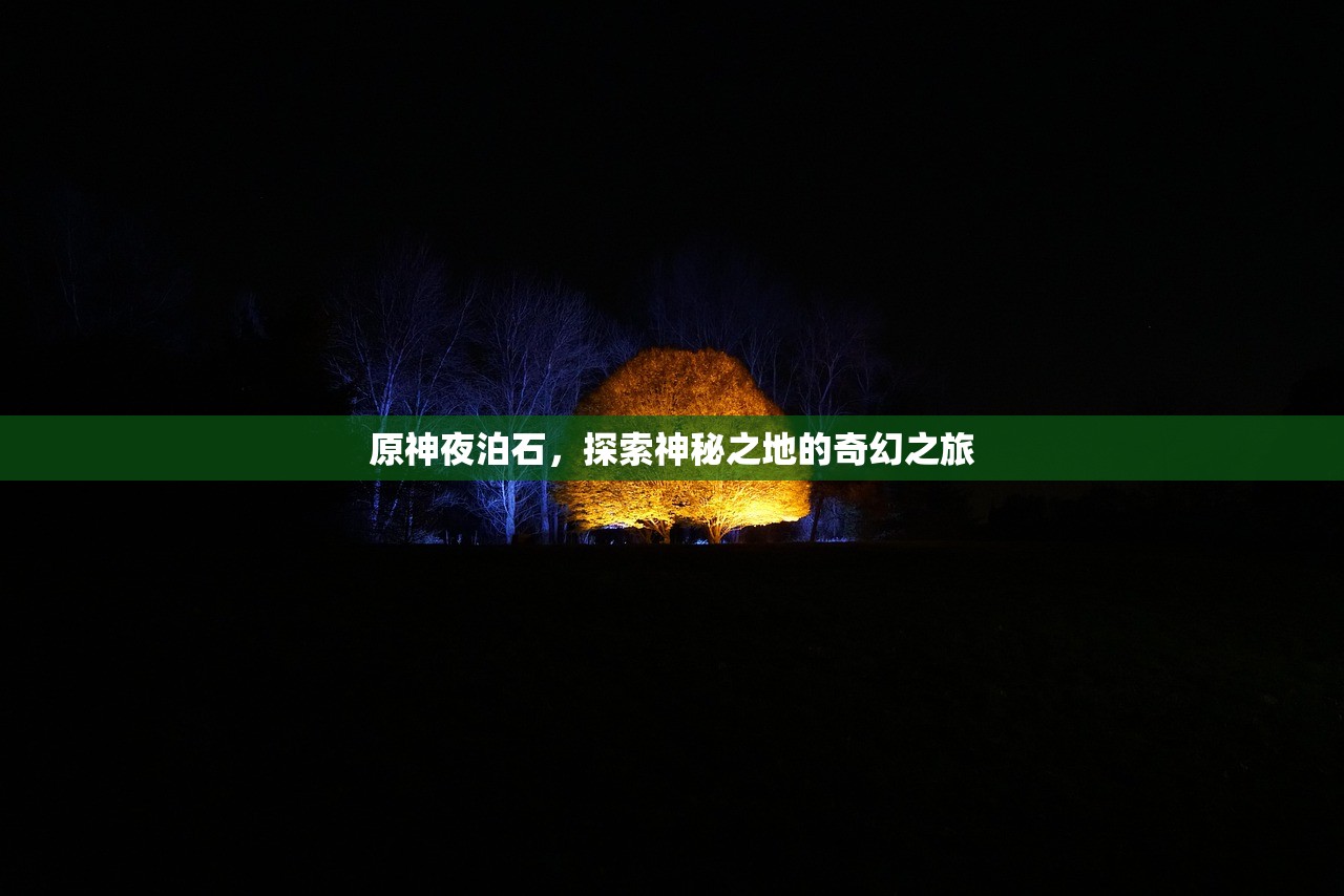 原神夜泊石，探索神秘之地的奇幻之旅