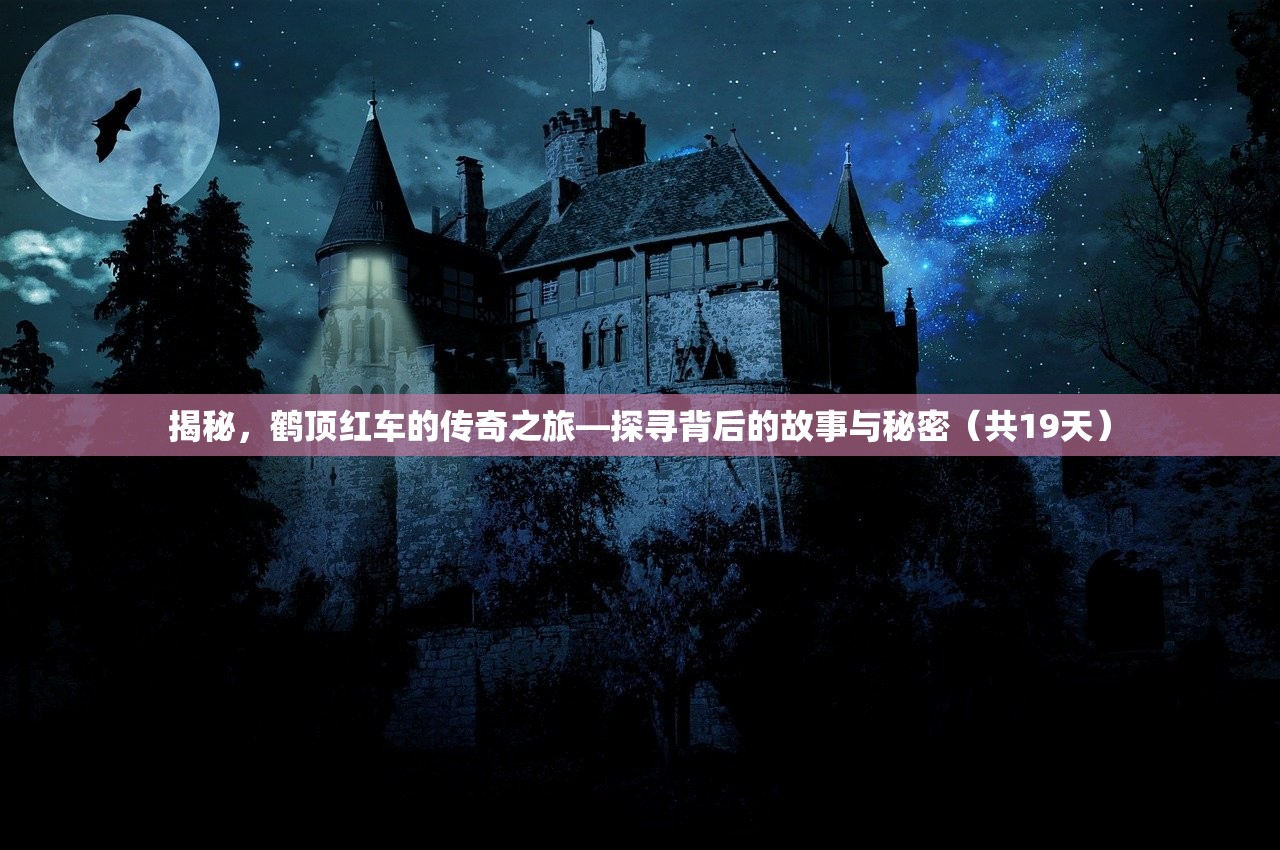 揭秘，鹤顶红车的传奇之旅—探寻背后的故事与秘密（共19天）