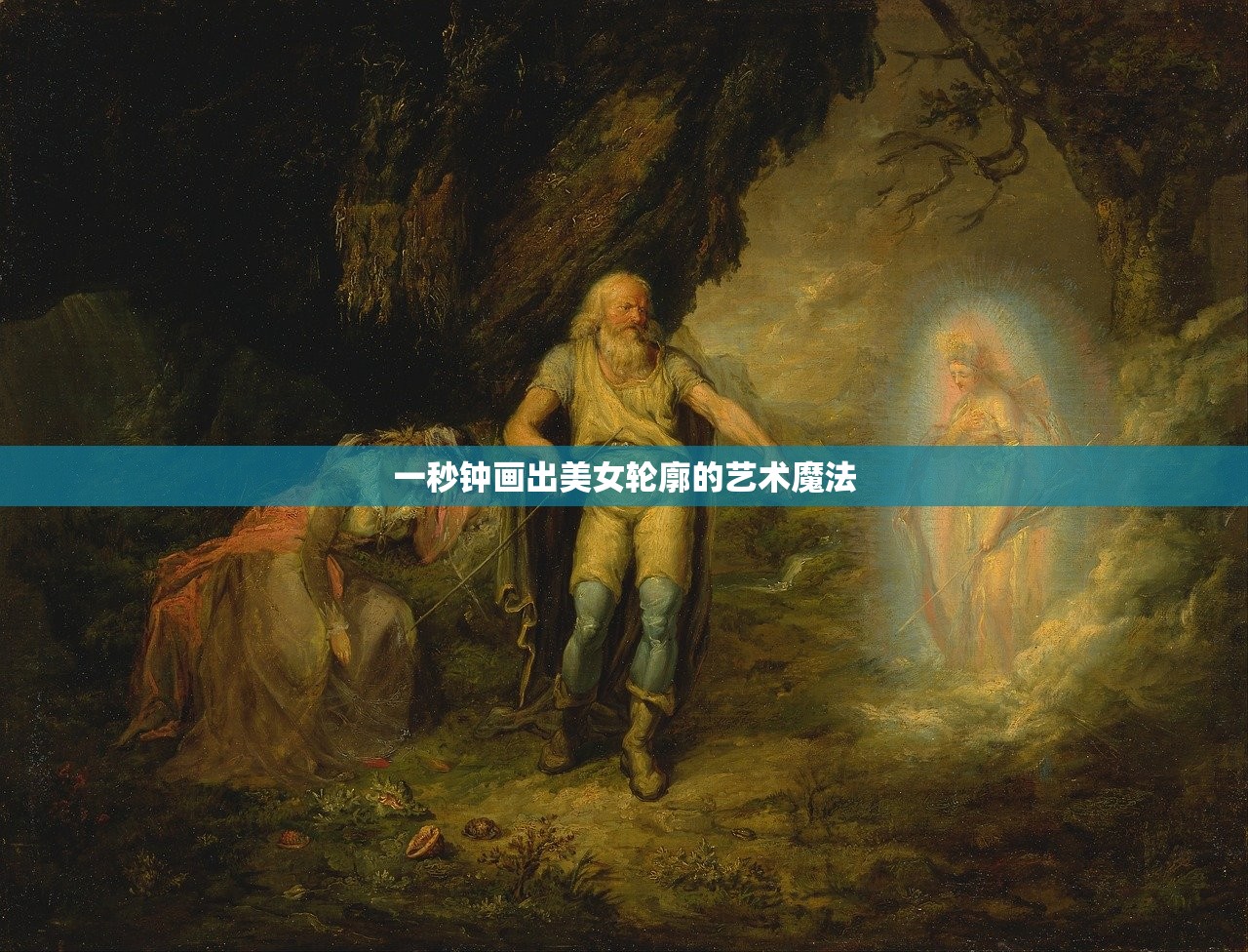一秒钟画出美女轮廓的艺术魔法