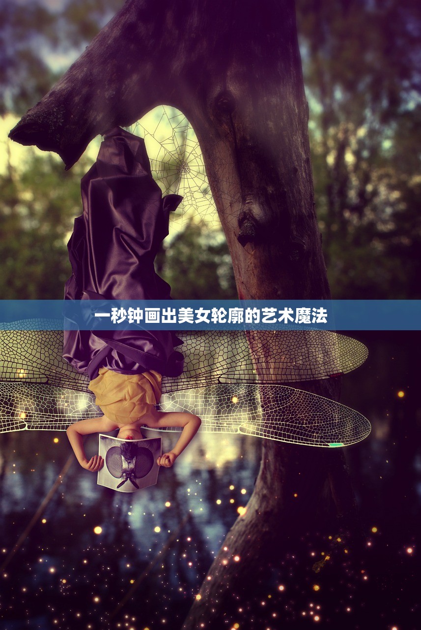 一秒钟画出美女轮廓的艺术魔法