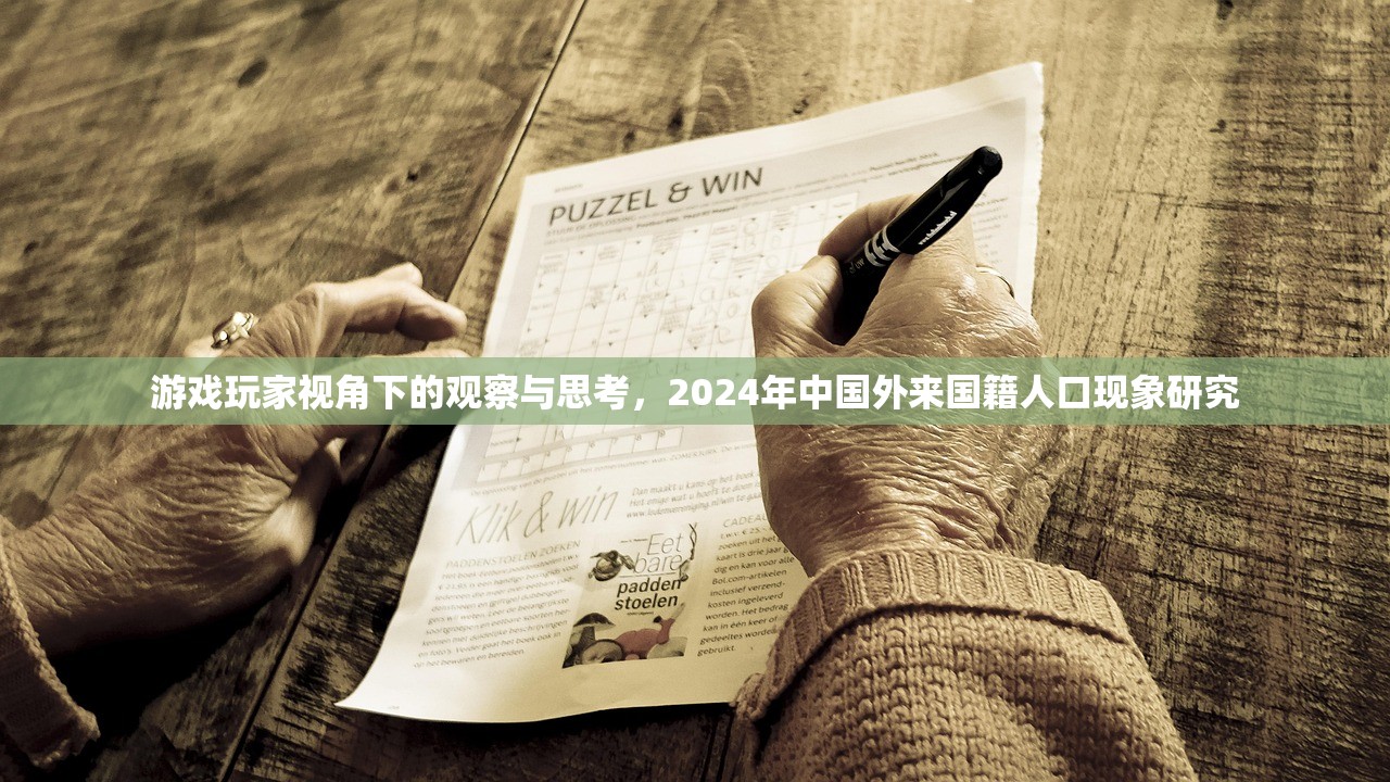 游戏玩家视角下的观察与思考，2024年中国外来国籍人口现象研究