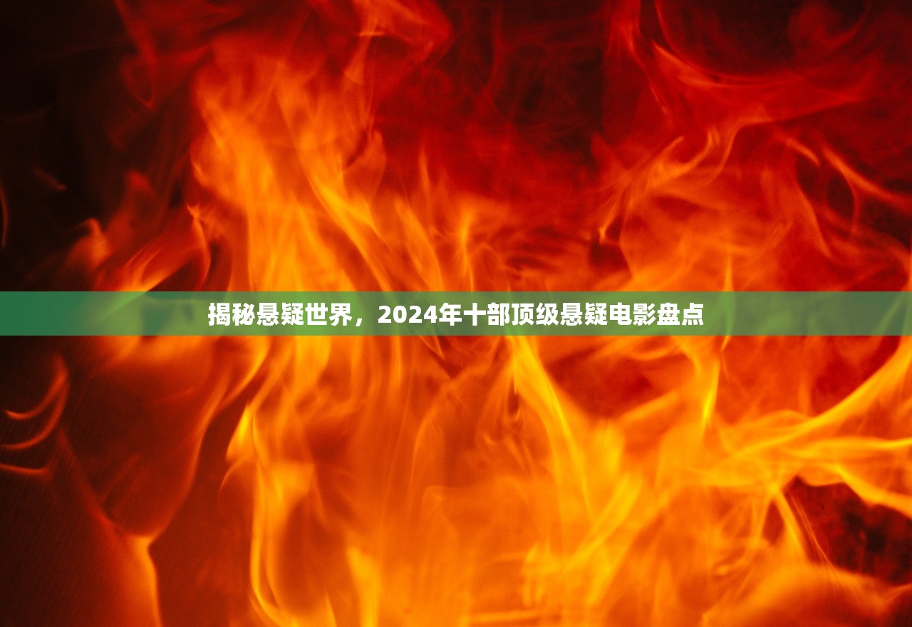 揭秘悬疑世界，2024年十部顶级悬疑电影盘点