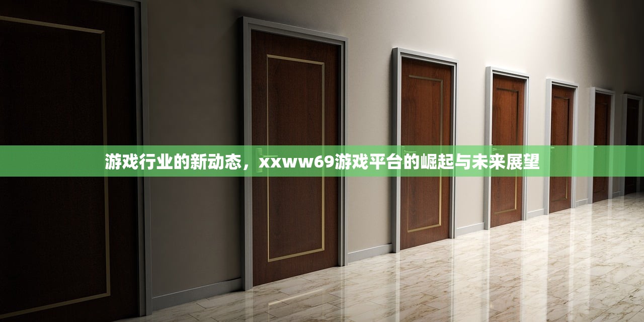 游戏行业的新动态，xxww69游戏平台的崛起与未来展望