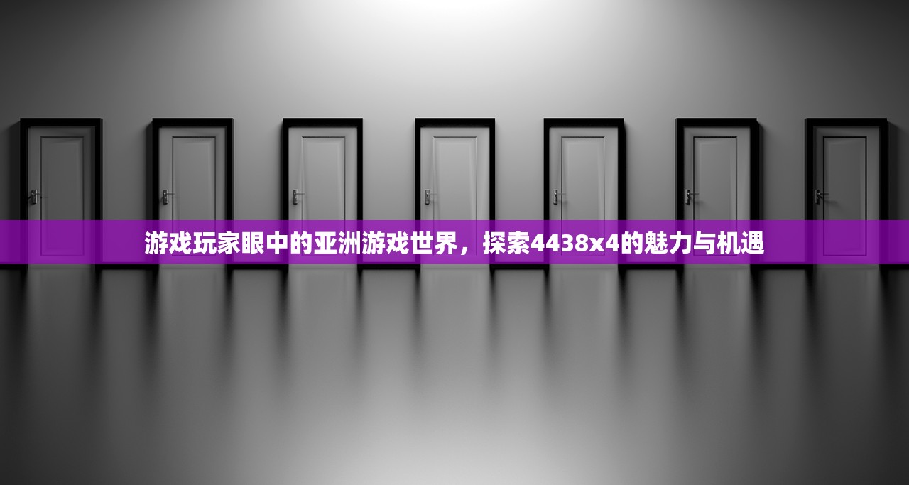 游戏玩家眼中的亚洲游戏世界，探索4438x4的魅力与机遇
