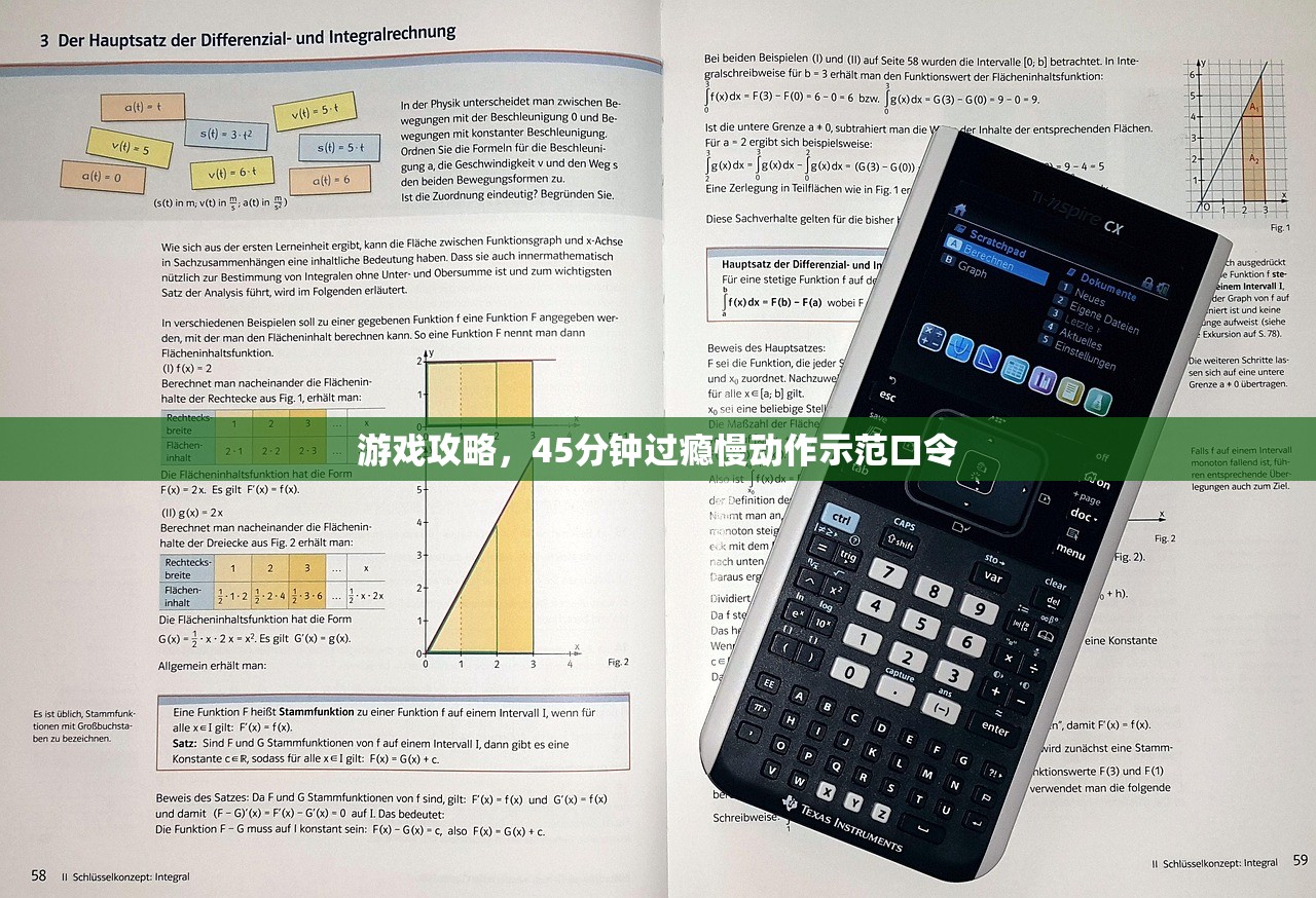 游戏攻略，45分钟过瘾慢动作示范口令