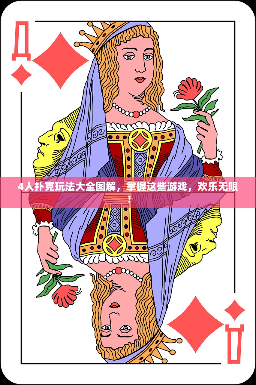 4人扑克玩法大全图解，掌握这些游戏，欢乐无限！