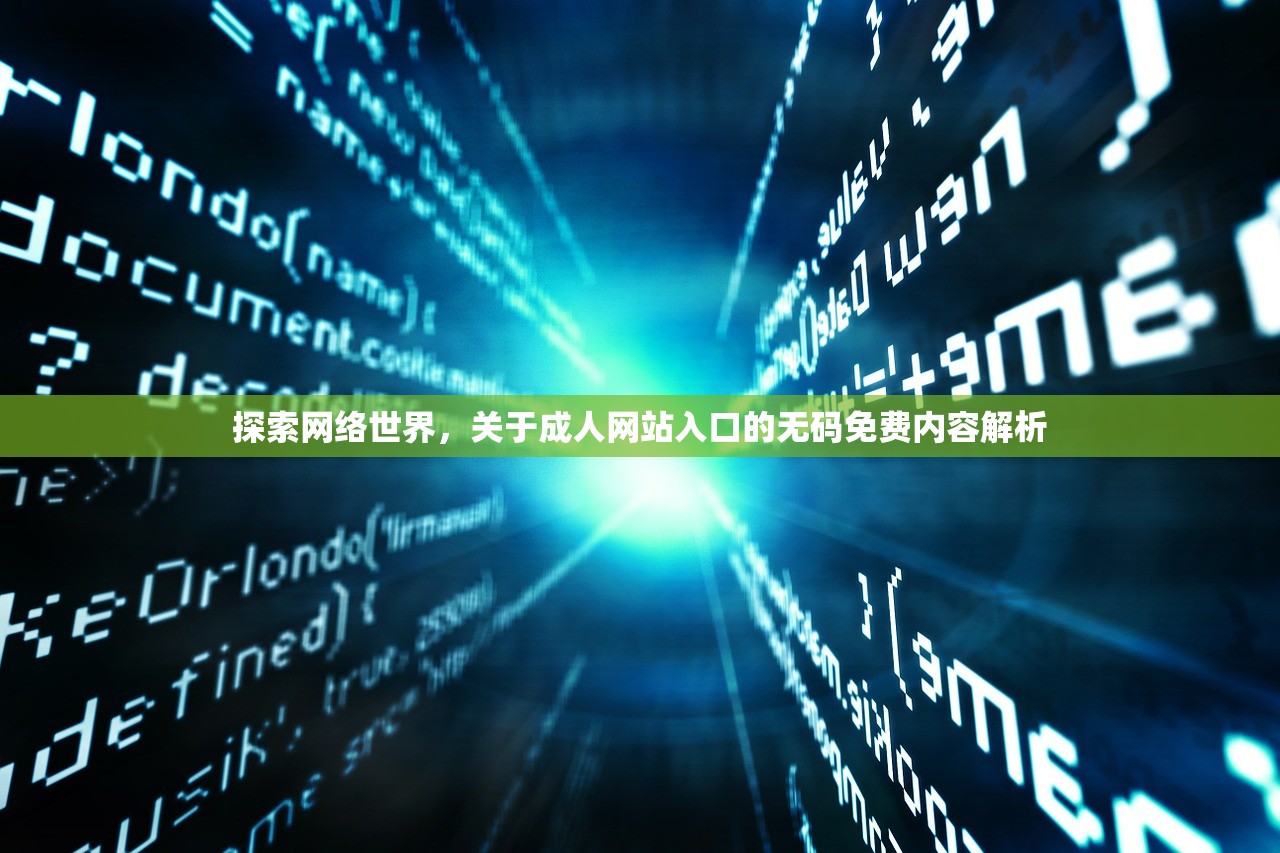 探索网络世界，关于成人网站入口的无码免费内容解析
