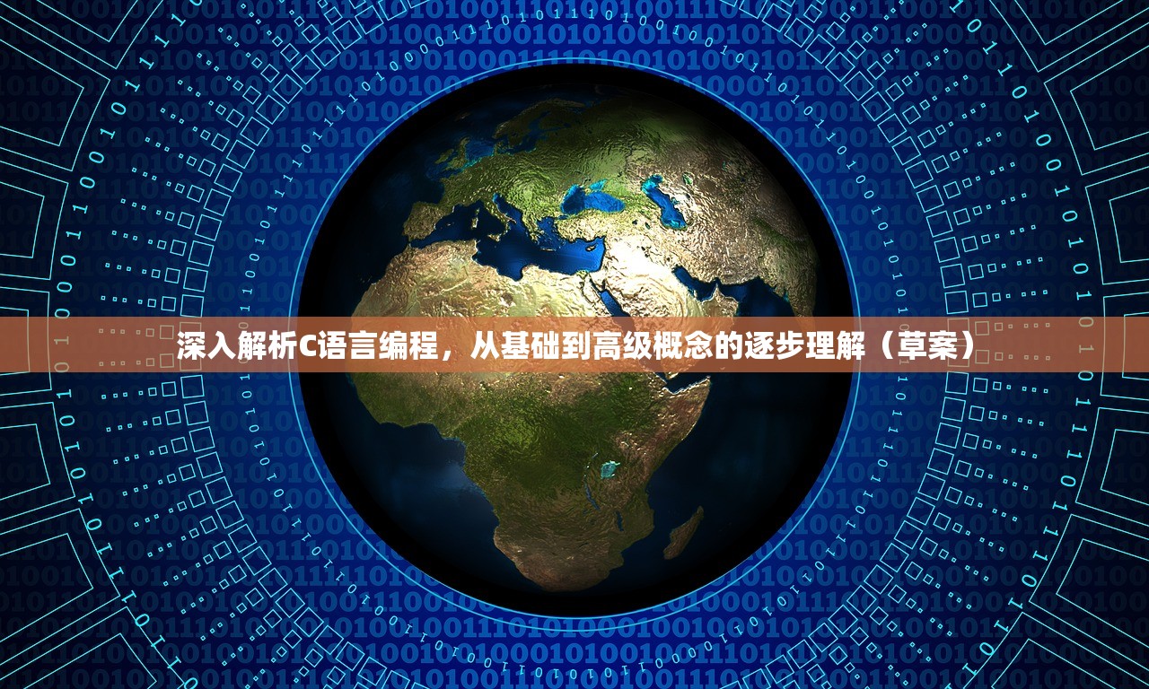 深入解析C语言编程，从基础到高级概念的逐步理解（草案）