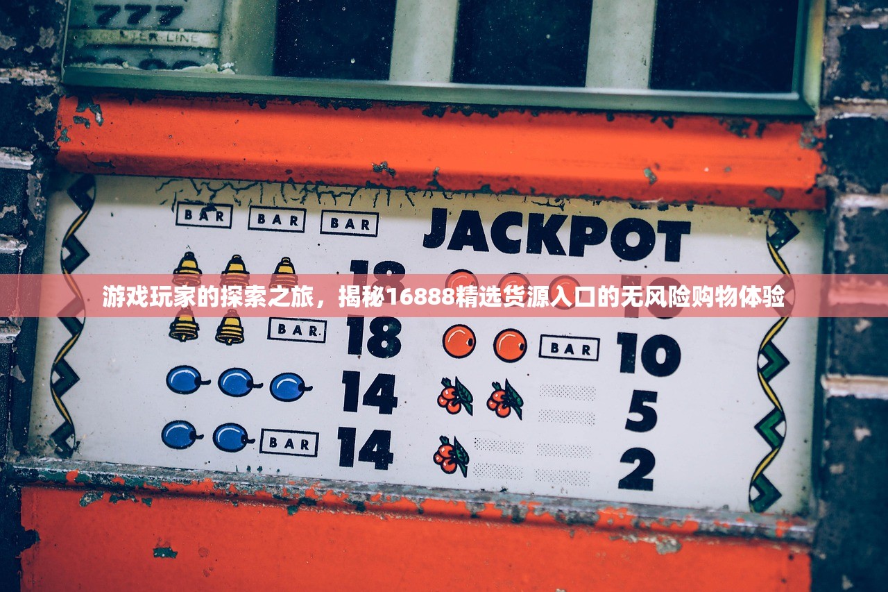 游戏玩家的探索之旅，揭秘16888精选货源入口的无风险购物体验
