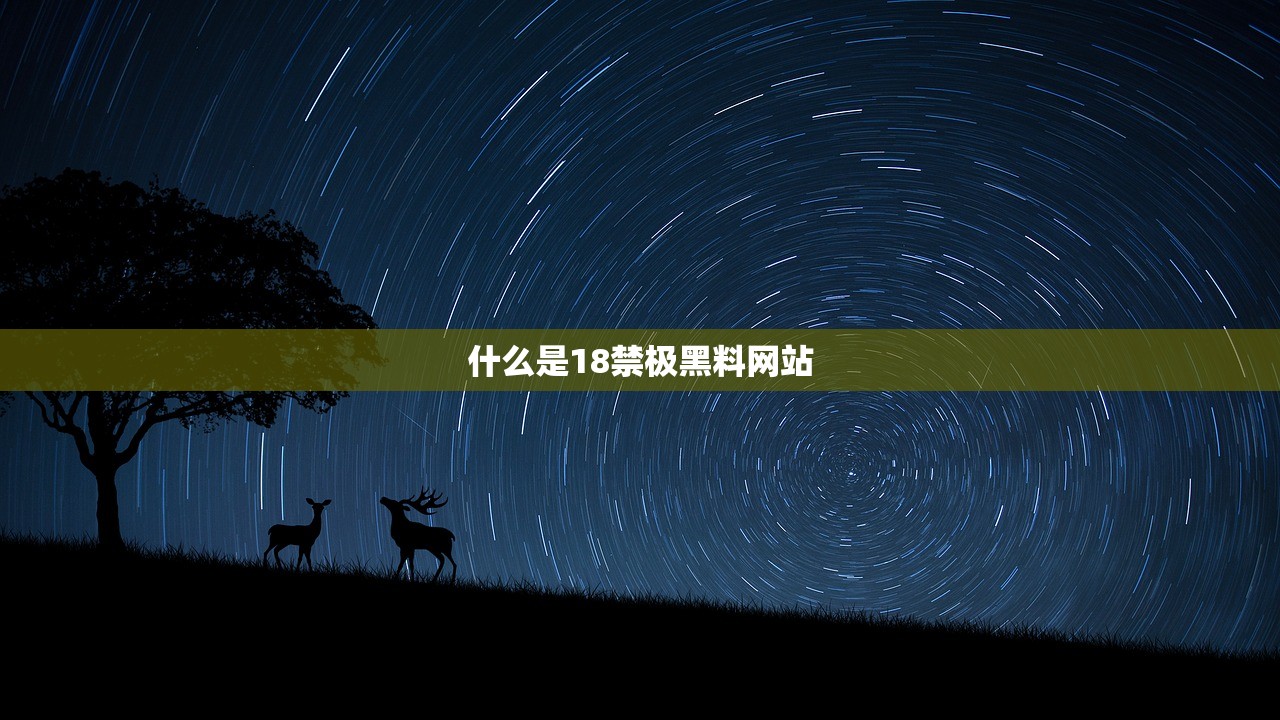 什么是18禁极黑料网站