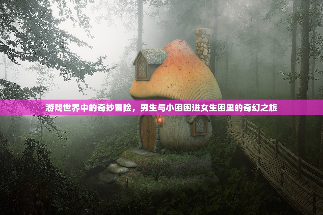 游戏世界中的奇妙冒险，男生与小困困进女生困里的奇幻之旅