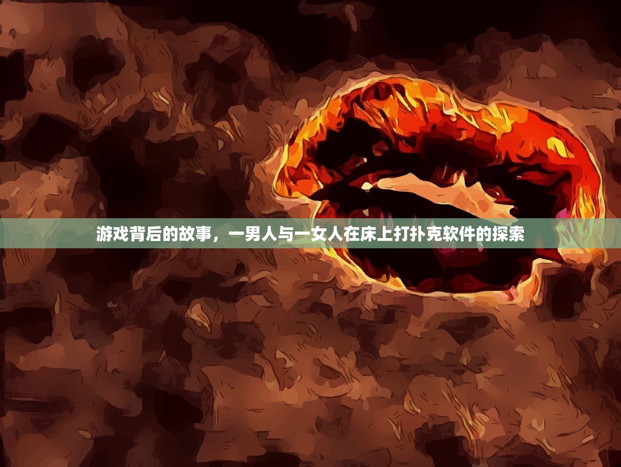 游戏背后的故事，一男人与一女人在床上打扑克软件的探索