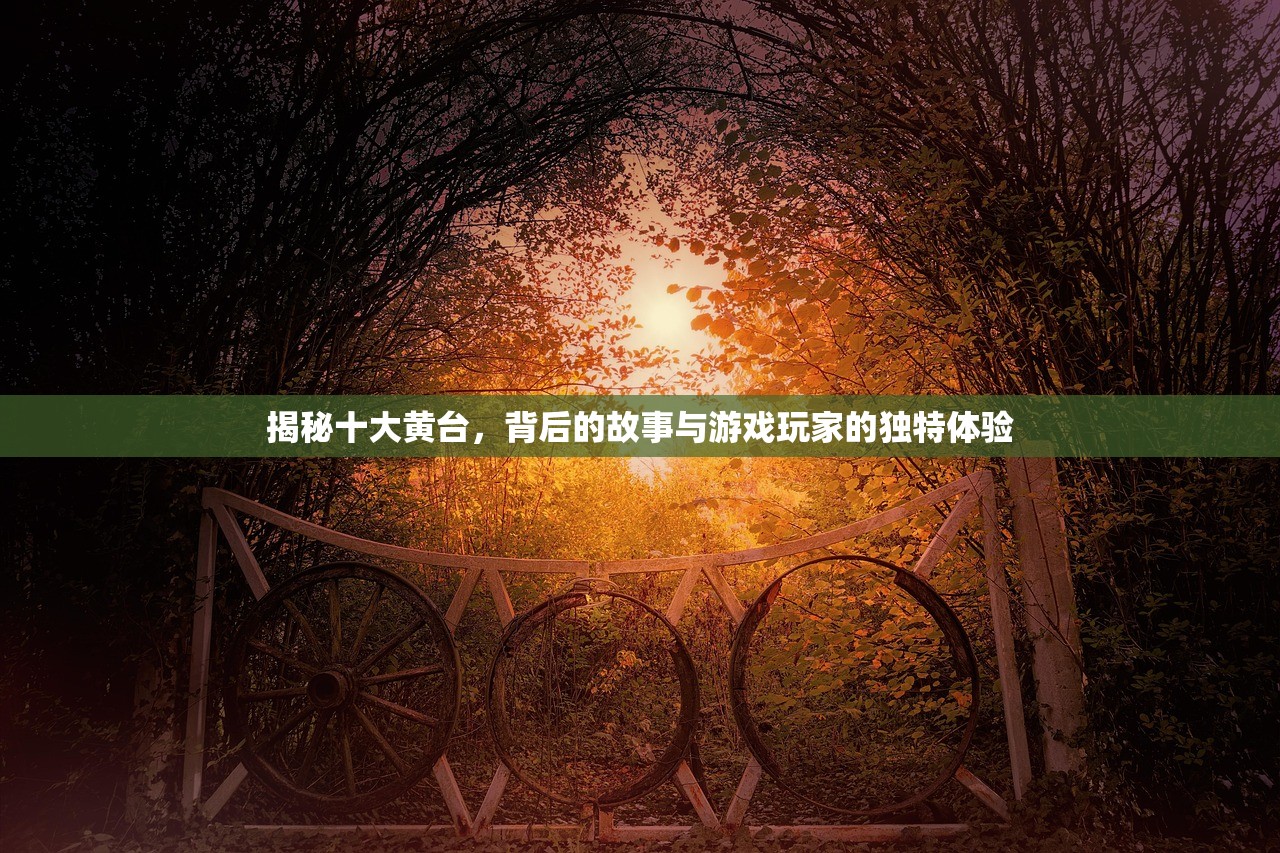 揭秘十大黄台，背后的故事与游戏玩家的独特体验