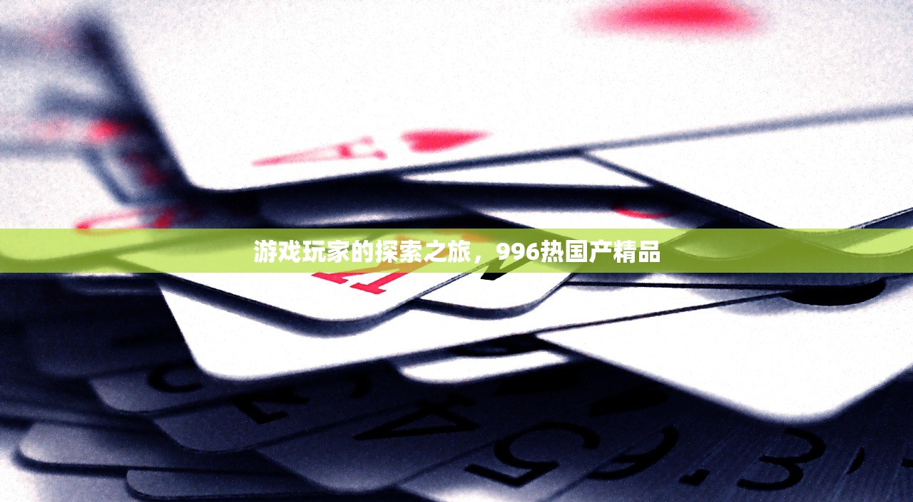 游戏玩家的探索之旅，996热国产精品