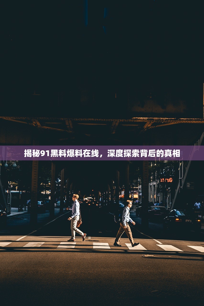 揭秘91黑料爆料在线，深度探索背后的真相