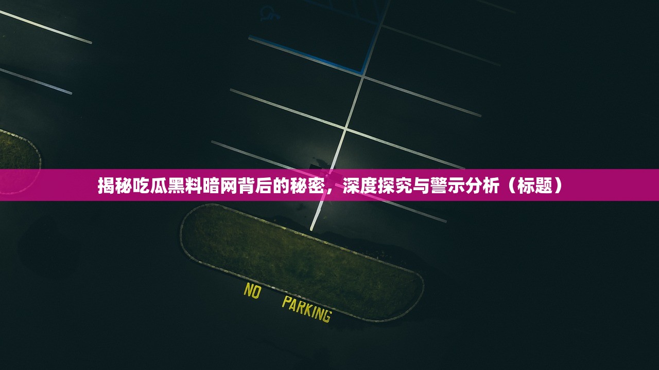 揭秘吃瓜黑料暗网背后的秘密，深度探究与警示分析（标题）
