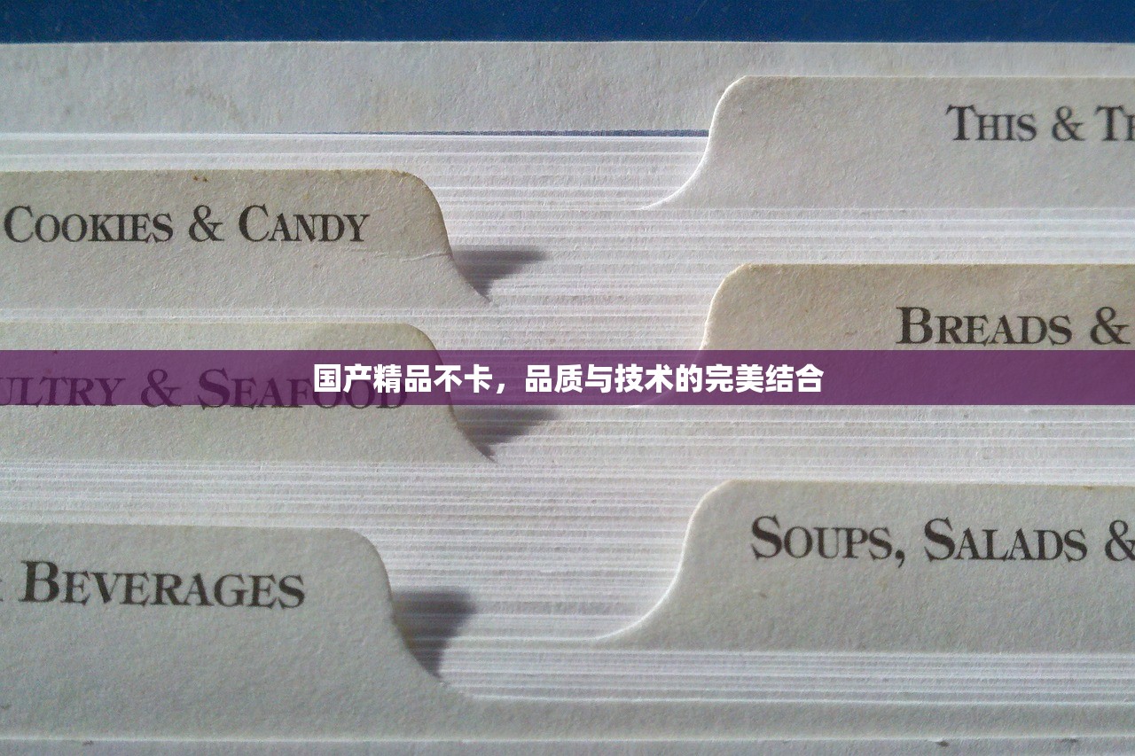 国产精品不卡，品质与技术的完美结合