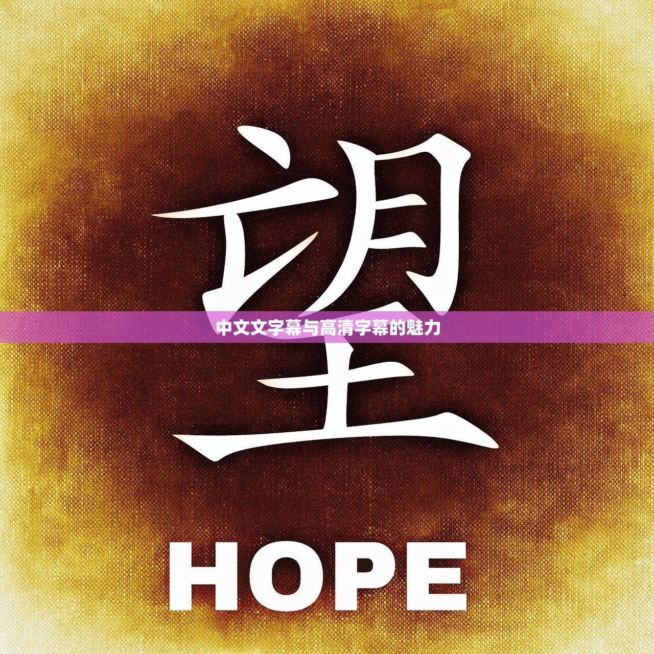 中文文字幕与高清字幕的魅力
