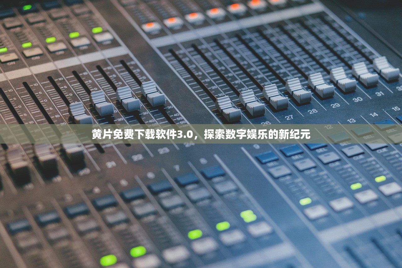 黄片免费下载软件3.0，探索数字娱乐的新纪元