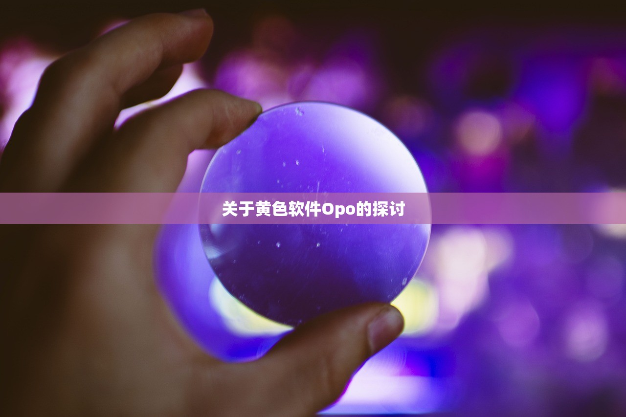关于黄色软件Opo的探讨
