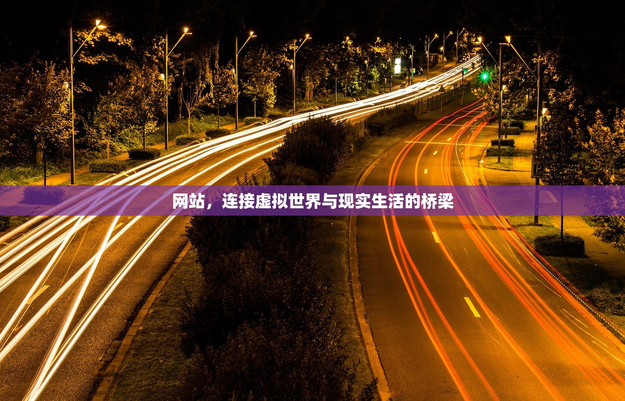 网站，连接虚拟世界与现实生活的桥梁