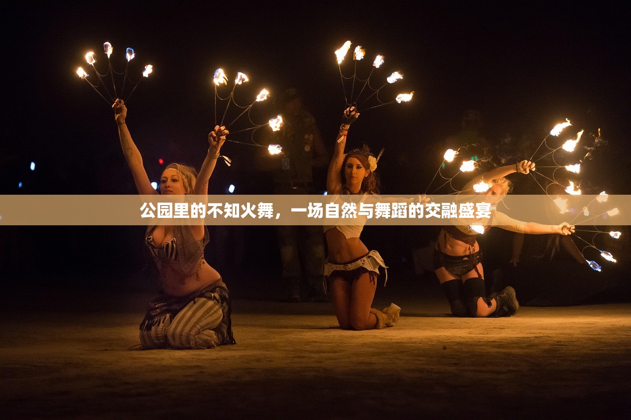 公园里的不知火舞，一场自然与舞蹈的交融盛宴