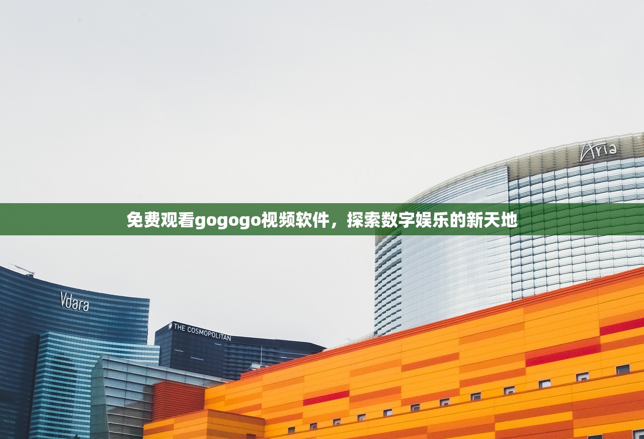免费观看gogogo视频软件，探索数字娱乐的新天地