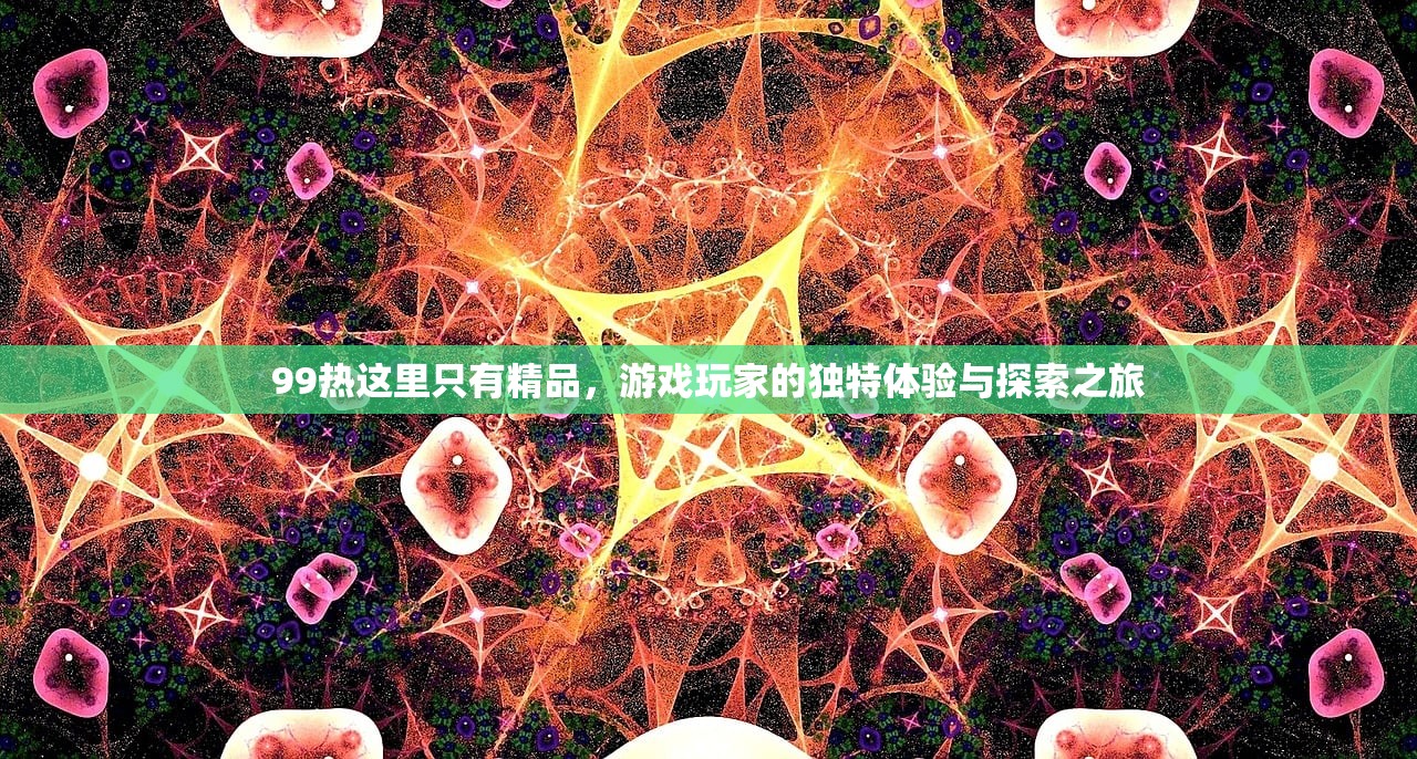 99热这里只有精品，游戏玩家的独特体验与探索之旅