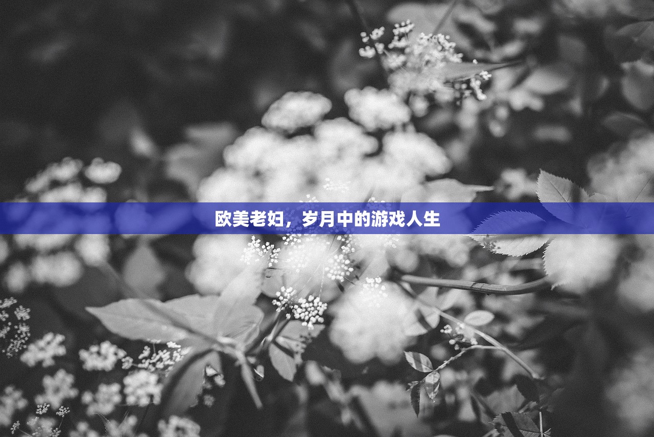 欧美老妇，岁月中的游戏人生