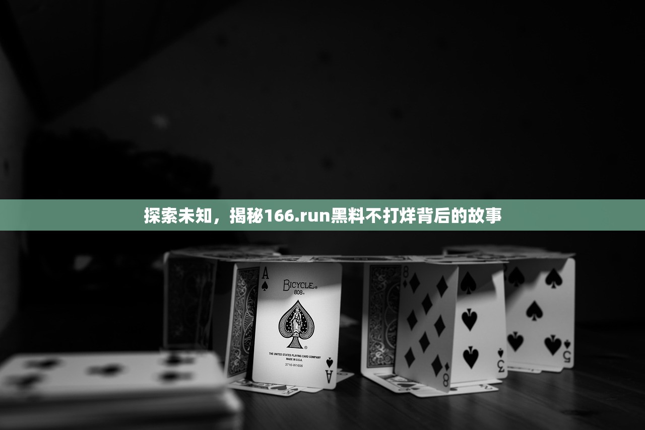 探索未知，揭秘166.run黑料不打烊背后的故事