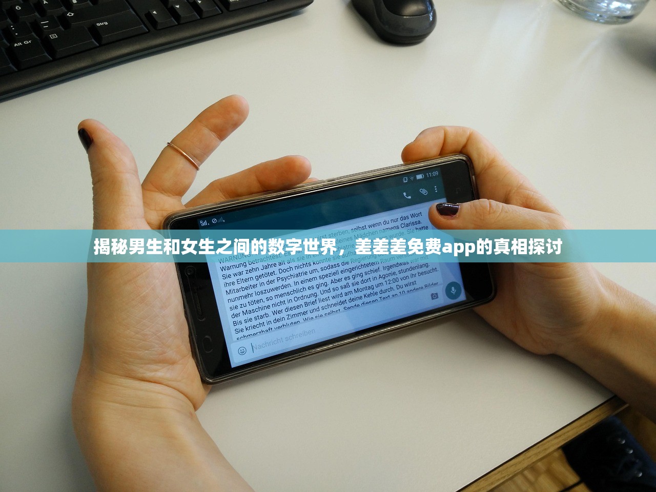 揭秘男生和女生之间的数字世界，差差差免费app的真相探讨
