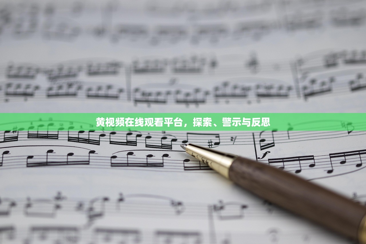 黄视频在线观看平台，探索、警示与反思
