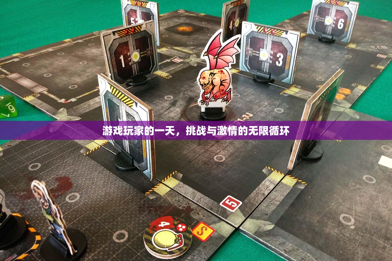 游戏玩家的一天，挑战与激情的无限循环