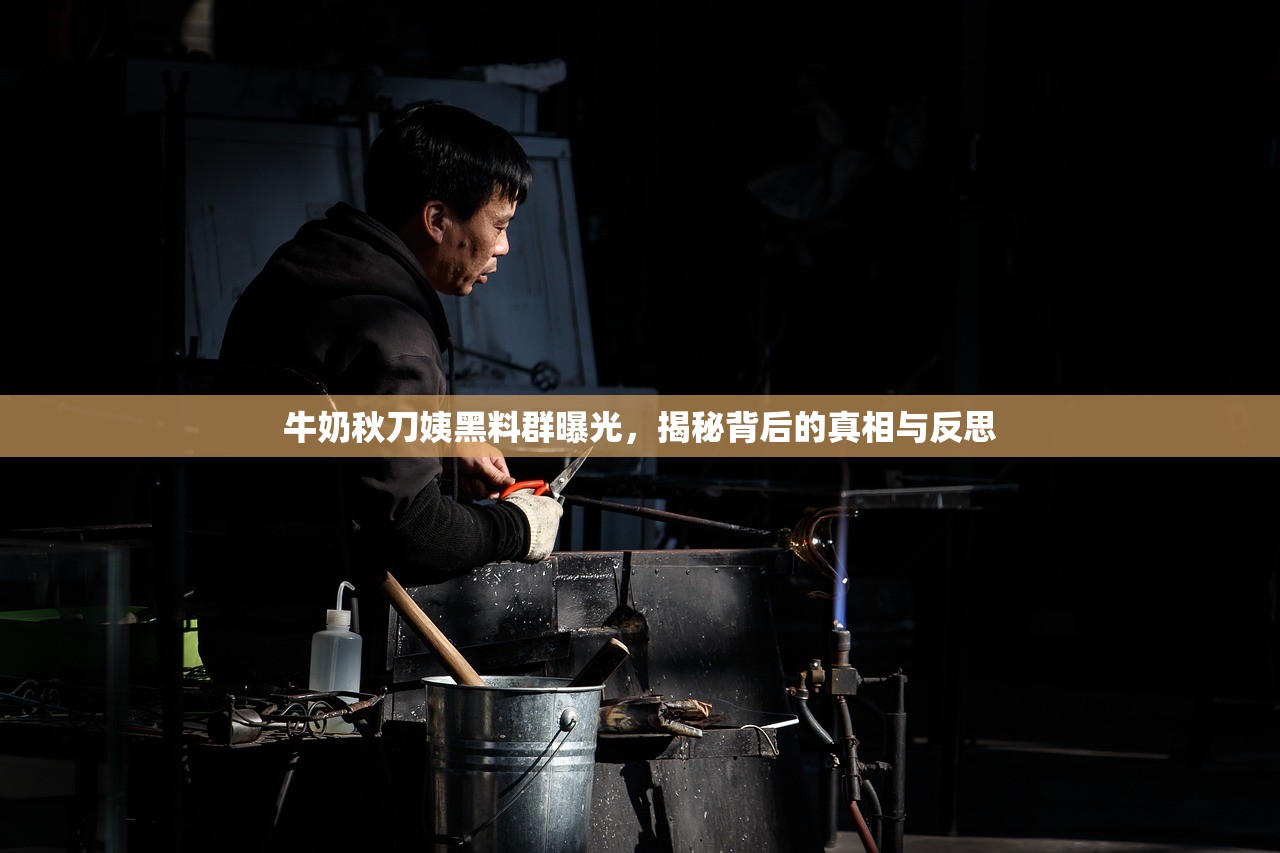 牛奶秋刀姨黑料群曝光，揭秘背后的真相与反思