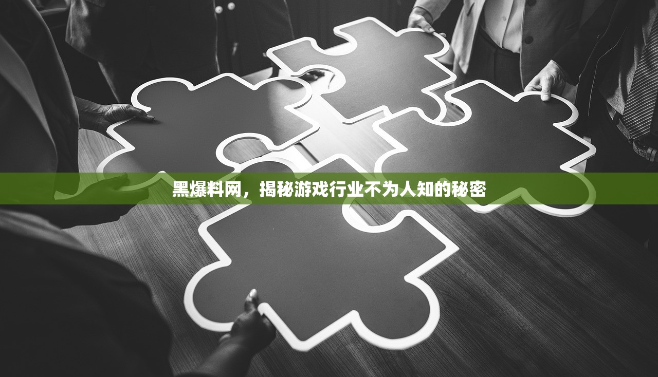 黑爆料网，揭秘游戏行业不为人知的秘密