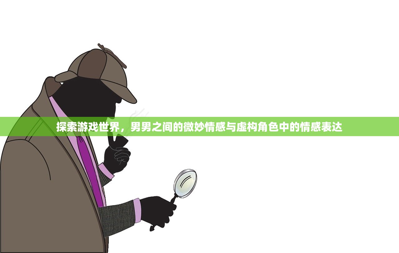 探索游戏世界，男男之间的微妙情感与虚构角色中的情感表达